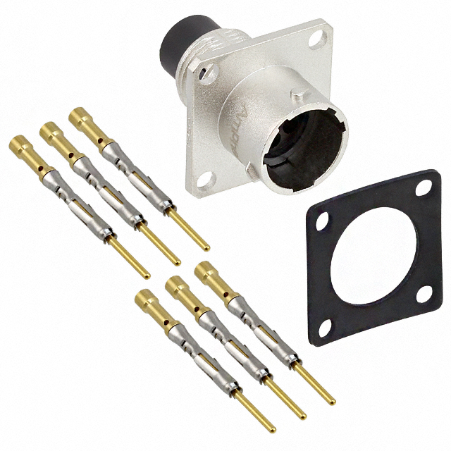 CONN RCPT MALE 6POS GOLD CRIMP