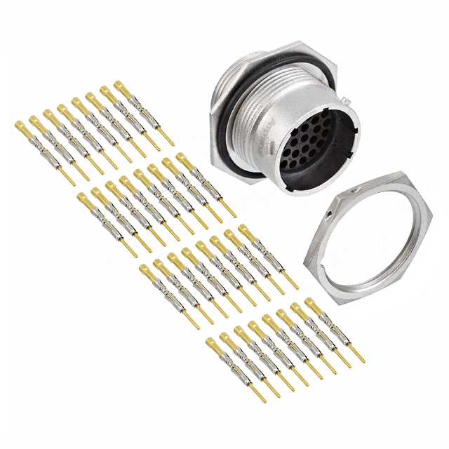 CONN RCPT MALE 32POS GOLD CRIMP