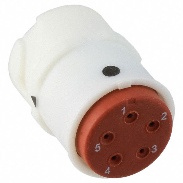 CONN RCPT MALE 8POS GOLD CRIMP