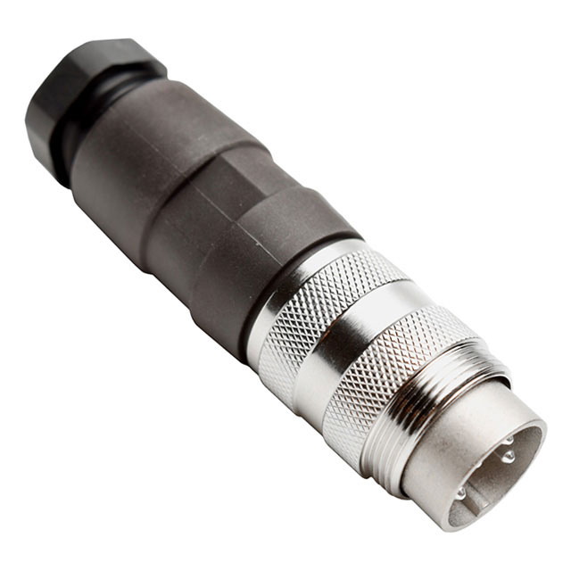 CONN PLUG MALE 3P SILV SLDR CUP