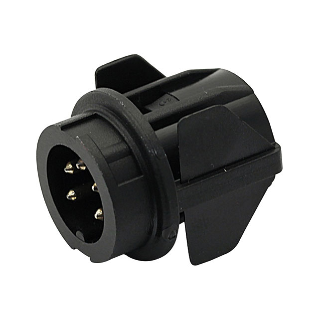 CONN RCPT MALE 5POS SILVER SLDR