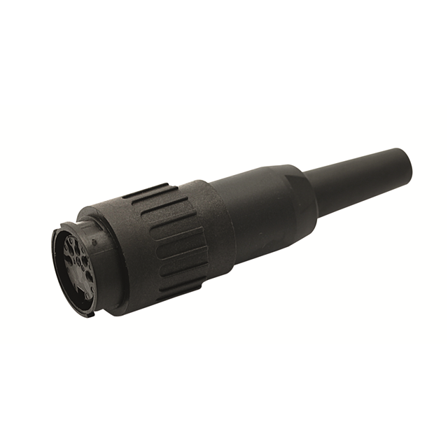 FEMALE CABLE CONNECTOR WITH BLAC