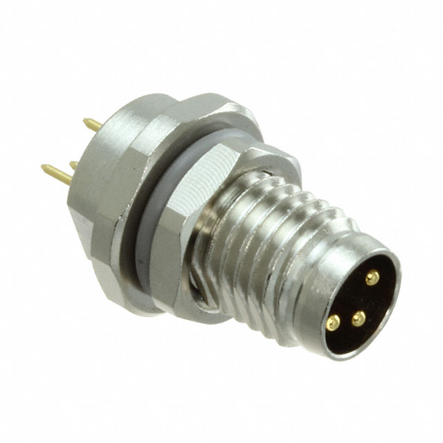 CONN PLUG MALE 3POS GOLD SOLDER