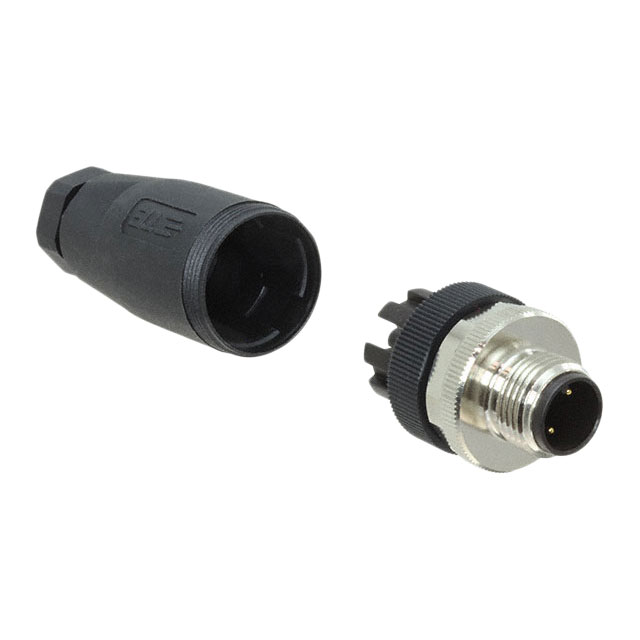 CONN RCPT MALE 2POS GOLD SCREW