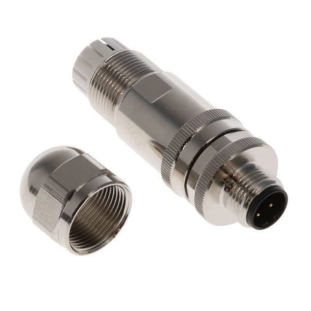 CONN RCPT MALE 4POS GOLD SCREW