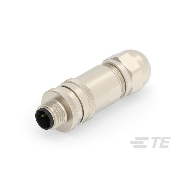 CONN RCPT MALE 2POS GOLD SCREW