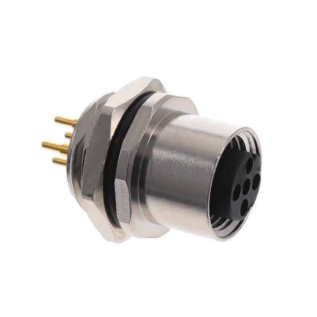 CONN PLUG FMALE 4POS GOLD SOLDER