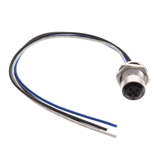 CONN PLUG FMALE 4P WIRE LEADS