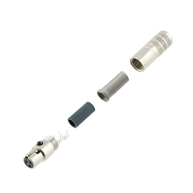 CONN PLUG FMALE MINI XLR 3P SLDR