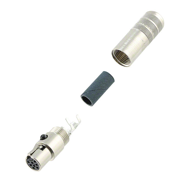 CONN PLUG FMALE MINI XLR 8P SLDR