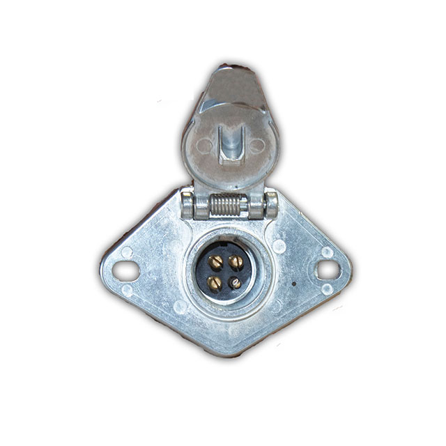 CONN RCPT MALE 4POS SET SCREW