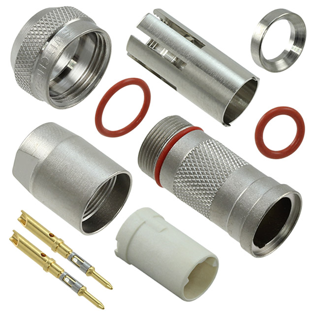 CONN PLUG MALE 2POS GOLD CRIMP