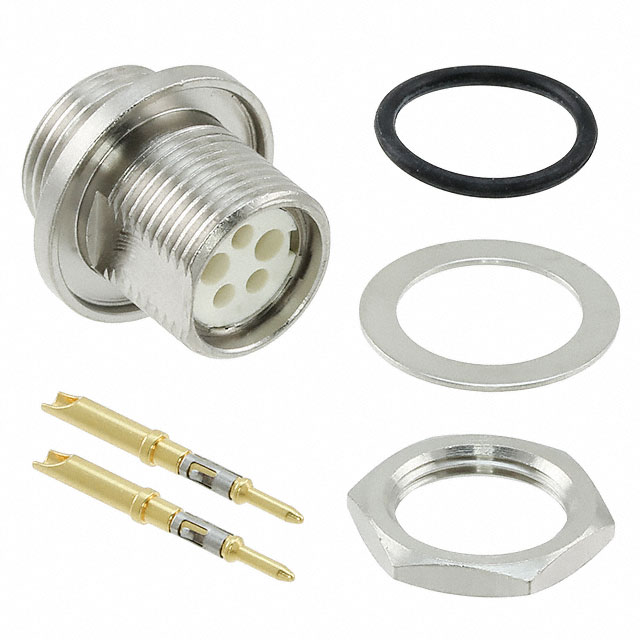 CONN RCPT MALE 2POS GOLD CRIMP