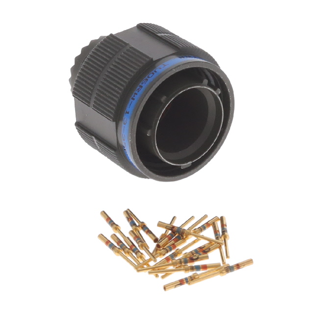 CONN PLUG MALE 22POS GOLD CRIMP