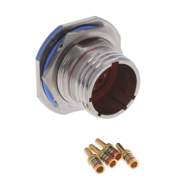 CONN RCPT MALE 4POS GOLD CRIMP