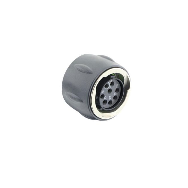 CONN PLUG FMALE 8POS SOLDER CUP