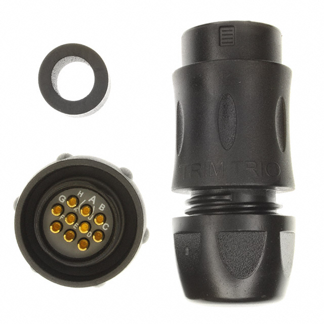 CONN PLUG FMALE 10P SOLDER CUP