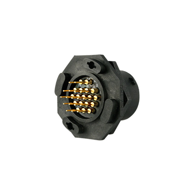 CONN RCPT FMALE 18POS GOLD SLDR