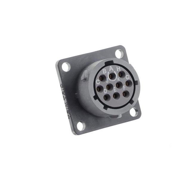 SQUARE FLANGE RECEPTACLE, WITHOU
