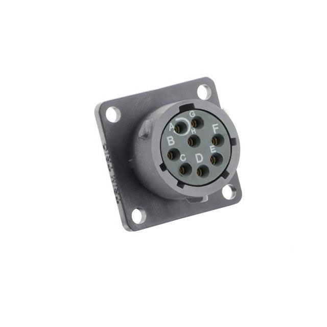 SQUARE FLANGE RECEPTACLE, WITHOU