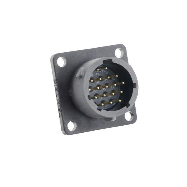 SQUARE FLANGE RECEPTACLE, WITHOU
