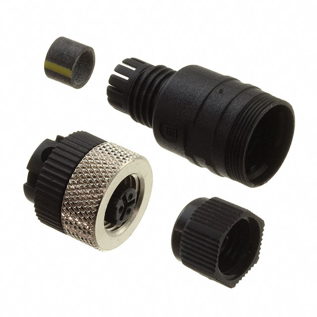 CONN PLUG FMALE 3POS GOLD SCREW