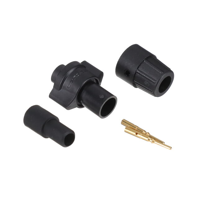 CONN PLUG MALE 2POS GOLD CRIMP