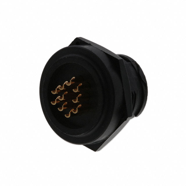 CONN RCPT MALE 10POS SOLDER CUP