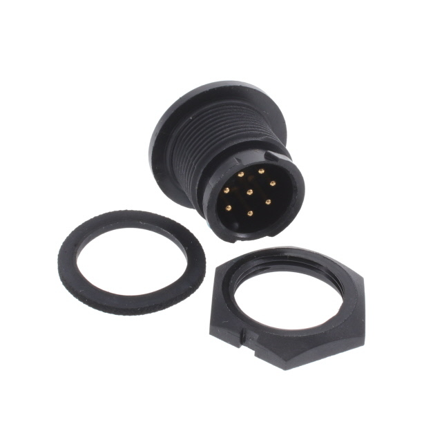 CONN RCPT MALE 6POS SOLDER CUP