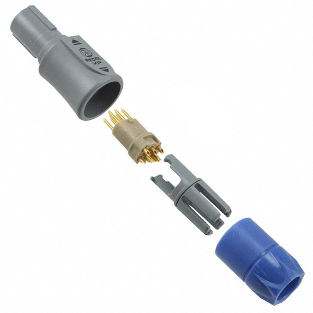 CONN PLUG MALE 8P GOLD SLDR CUP