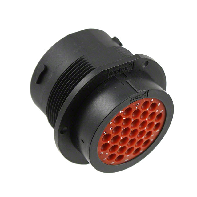 CONN RCPT HSNG MALE 31POS PNL MT