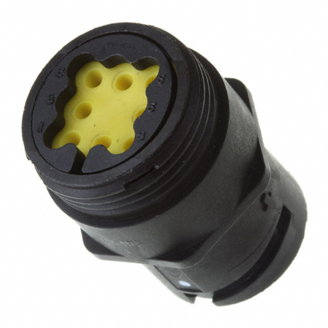 CONN RCPT HSNG MALE 8POS INLINE