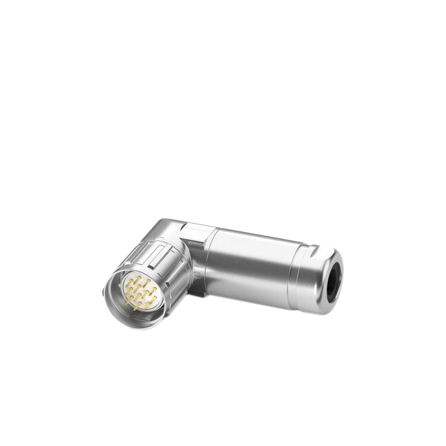 CABLE CONNECTOR, ANGLED, SHIELDE