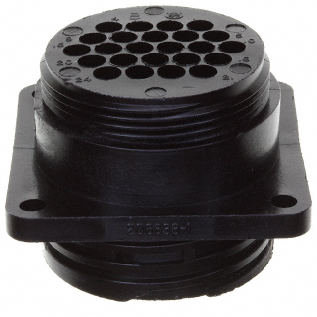 CONN RCPT HSNG MALE 24POS PNL MT