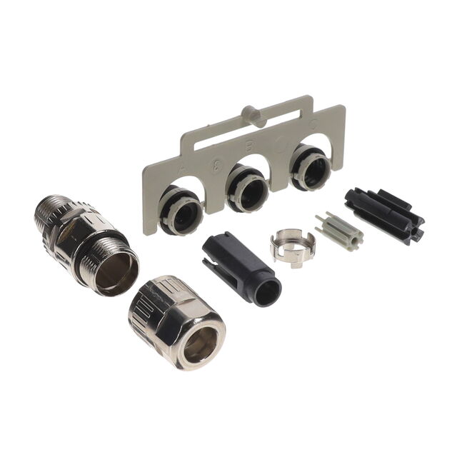 M12 A-CODE 4/5PIN MALE SHIELDED,