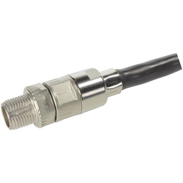 M12 A-CODE 4/5PIN MALE SHIELDED,