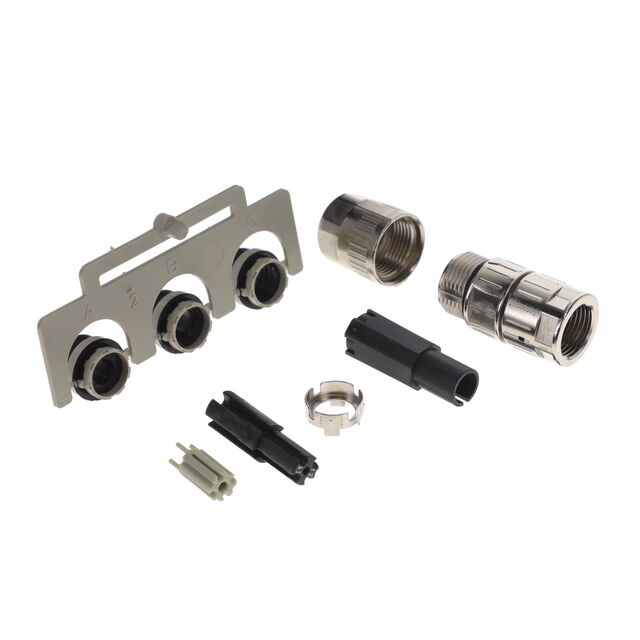 M12 A-CODE 4/5PIN FEMALE SHIELDE
