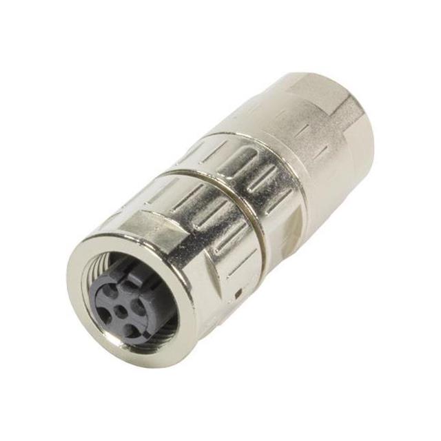 M12 D-CODE 4PIN FEMALE SHIELDED,
