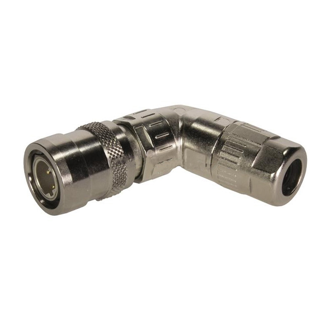 CONN PLG HSG MALE 4PS INLINE ANG