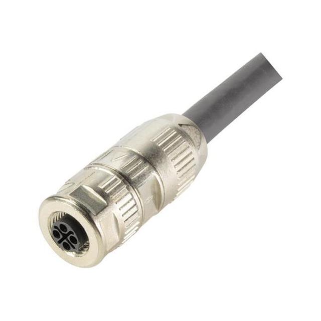 M12 S-CODE 3+PE PIN, FEMALE, SHI