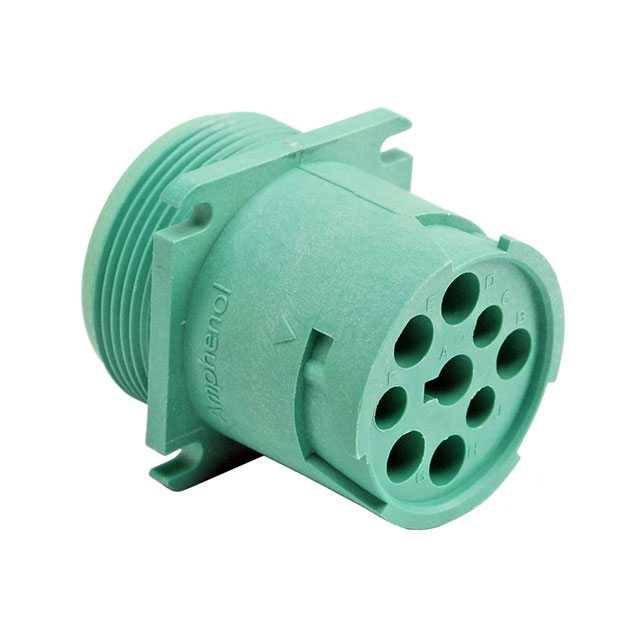 CONN RCPT HSNG MALE 9POS PNL MNT