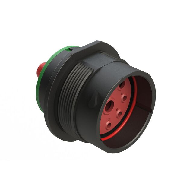 9 POSITION RECEPTACLE, PIN, SHEL