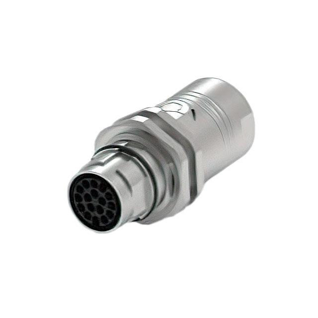CONN RCP HSG M 17P INLINE PNL MT