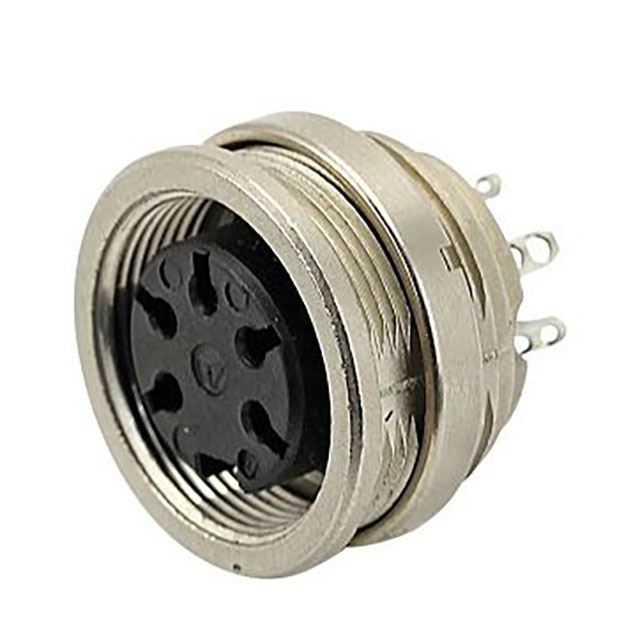 CONN RCPT HSNG FMALE 3POS PNL MT