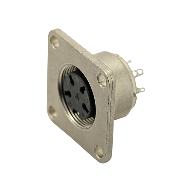 FLANGE MOUNT FEMALE METAL RECEPT