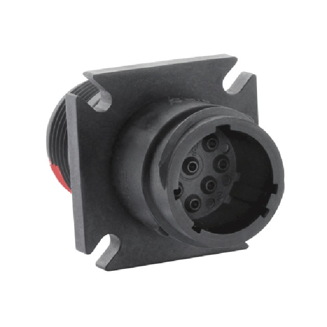 CONN RCPT HSNG MALE 9POS PNL MNT