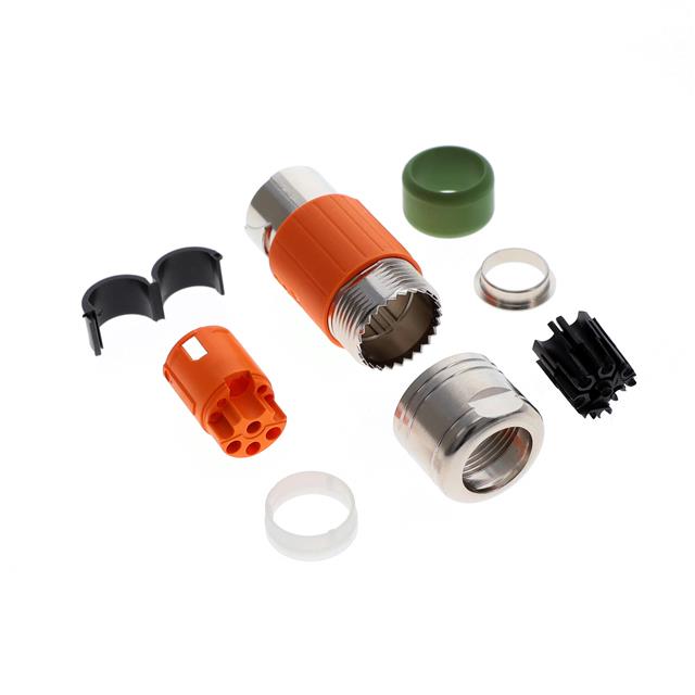 CONN RCPT HSG MALE 9POS INLINE