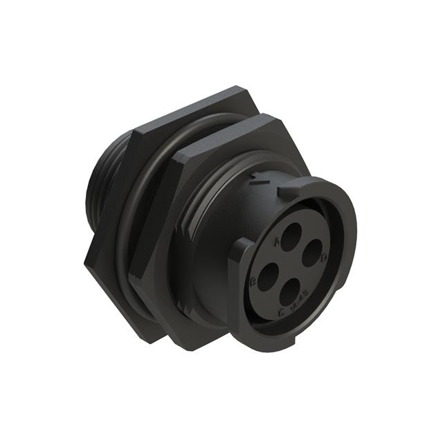 4 POSITION JAM NUT RECEPTACLE, S