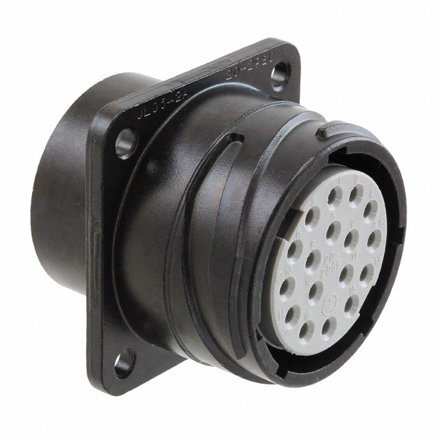 CONN RCPT HSG FMALE 17POS PNL MT