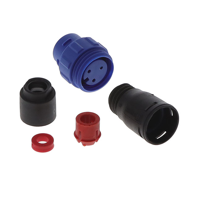 CONN RCPT HSG FMALE 3POS INLINE
